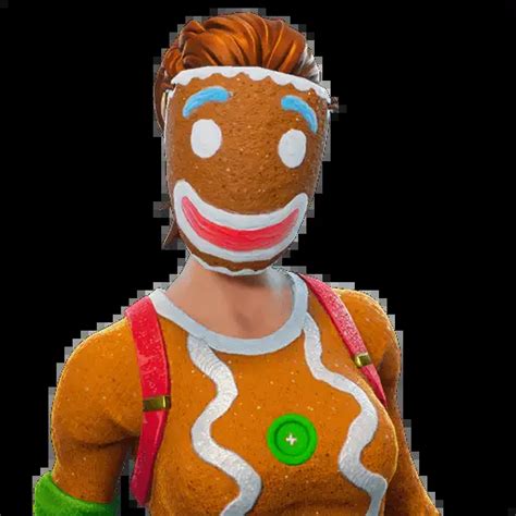 fortnite gingerbread girl skin.